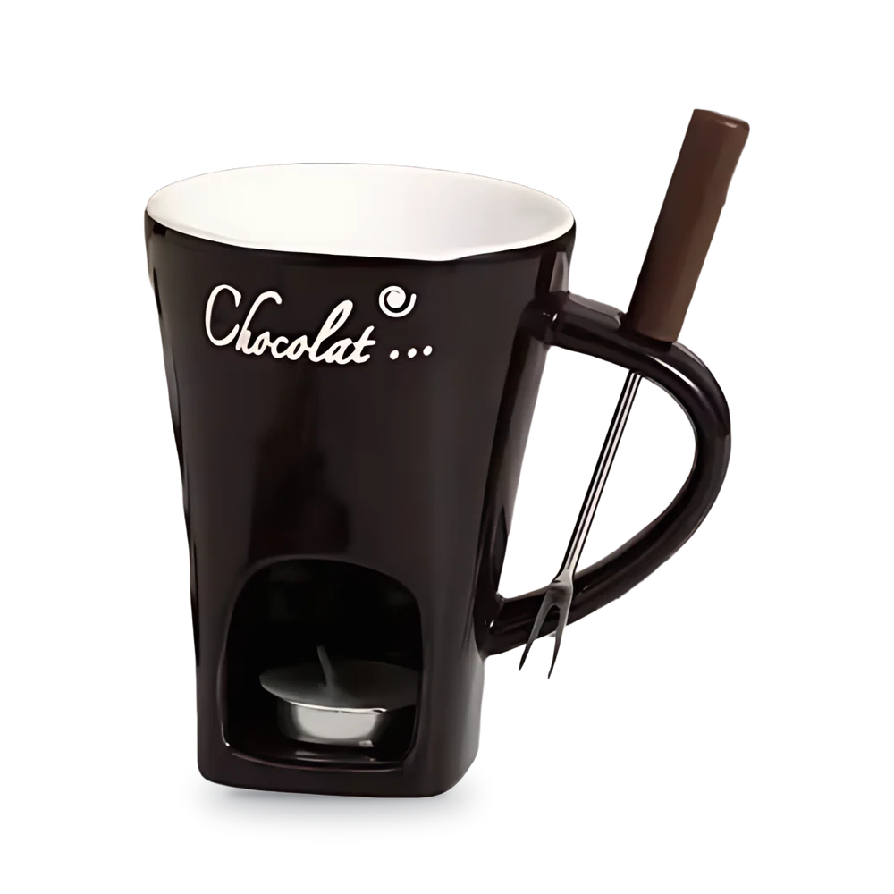 MeltaMug chocolat sur fond uni